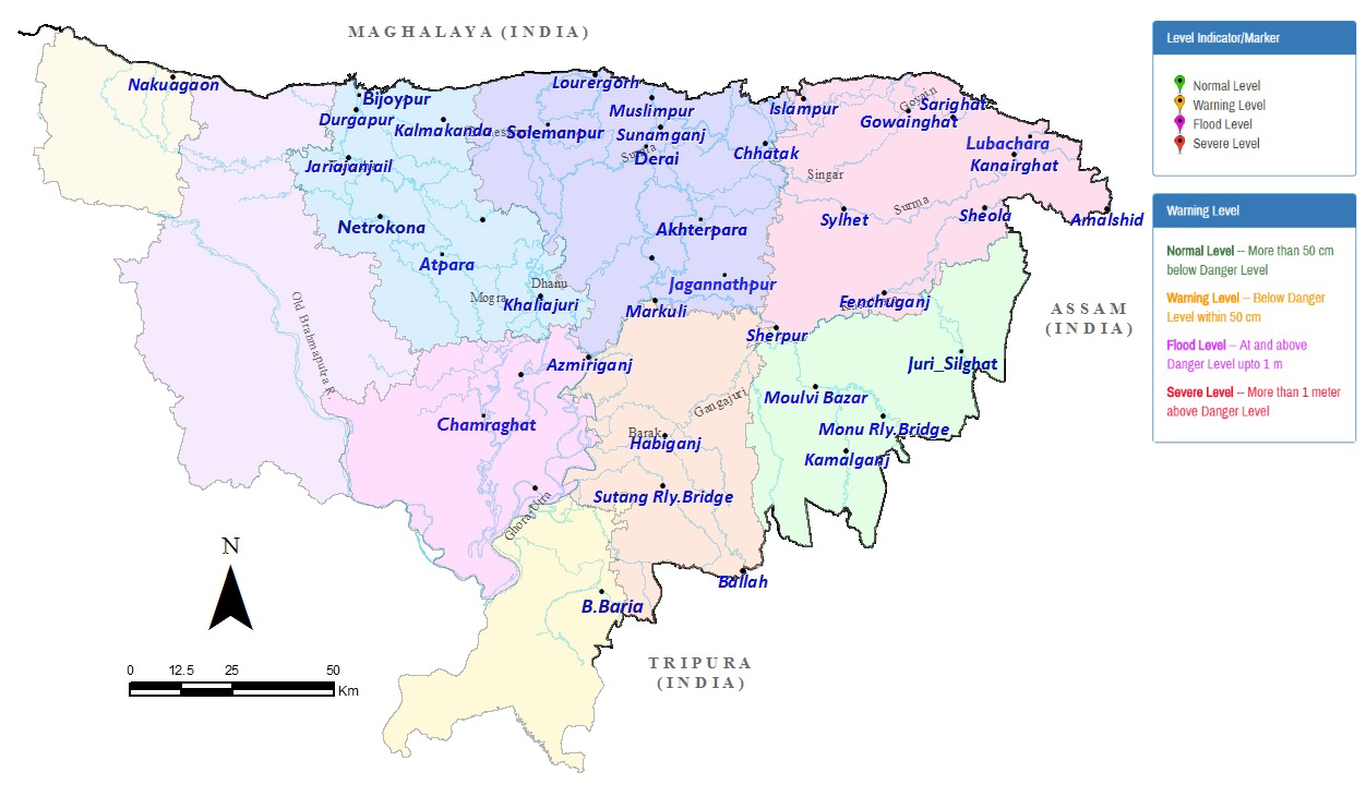 North East Region Map